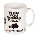 Ghostbusters - Who you gonna call? Character and Ecto-1 Car Design Porcelain 315ml Ceramic Coffee & Tea Mug