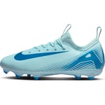 Nike Jr Zoom Vapor 16 Academy FG/MG Soccer Shoe, Glacier Blue/Blue Orbit, 33.5 EU