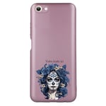 Coque rose pour Iphone 7 8 SE mort Catrina 1 calavera mexicaine