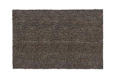 Carpido paillasson Coco antidérapant - paillasson antibactérien pour l'extérieur Couvert - Fibre Naturelle Durable - 100% Coco 50x80 cm Gris