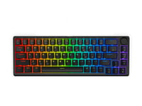 Krux Atax 65% Pro Rgb, Kabel, Usb, Mekaniska Tangentbrytare, Qwerty, Rgb Led, Svart