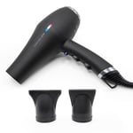 CORIOLISS Flow | Professional Hair Dryer for Women | Removable Washable Filter | Temperature and Speed Control (Flow Power Black Chrome)