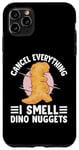 Coque pour iPhone 11 Pro Max Nugget de poulet dinosaure en peluche Amateur de pépites de