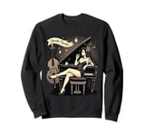 Smooth Operator Pinup Jazz Piano Vibes Sweatshirt