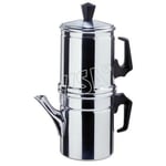 Cafetière 3 Tasses Ilsa Napolitaine Chrome Poli 0004003