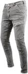 John Doe Pantalon Moto Trophy Jeans XTM,Homme,38/32,Gris Clair