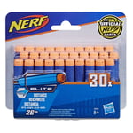 HASBRO - Nerf Elite - Lot De 30 Fléchettes Compatible Nerf Elite