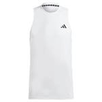 adidas TR-ES FR SL T T-Shirt, White/Black, L Homme