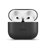 Epico AirPods (3. Gen.) Deksel i Ekte Skinn - Svart