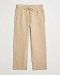 Polo Ralph Lauren Pleated Cotton Linen Pants Coastal Beige