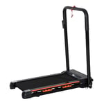 SPORTNOW Tapis de Course électrique de Marche 370 W Pliable télécommande écran LCD Vitesse 1-6 Km/h Acier Noir