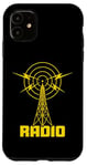 Coque pour iPhone 11 Antenne ondes radio - Ham Radio et ondes courtes