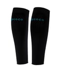 Gococo Compression Calf Sleeves Svart - vadskydd - Endast small - S (27-32 cm runt vaden)