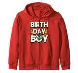 Power Rangers Birthday Boy Green Ranger Logo Sweat à Capuche