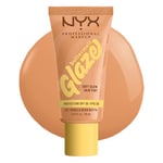 NYX Professional Makeup - Fond de Teint Hydratant SPF30 - Tenue Longue Durée Jusqu'à 12h - 93% d'Ingrédients Soin - Formule Vegan - Buttermelt Glaze Tint - Teinte : Vanilla Bean Butta - 30ml