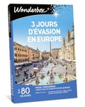 Wonderbox - Coffret Cadeau - Séjours - 3 Jours D'évasion en Europe - 2 Nuits avec 2 Petits Déjeuners