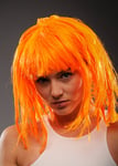 The Fifth Element Style Orange Messy Leeloo Fancy Dress Sci-Fi Cosplay Wig