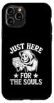 Coque pour iPhone 11 Pro Juste là pour l'Halloween de The Souls Grim Reaper