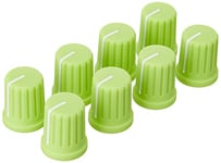 Reloop Knob Cap Set green - 8 Boutons, revêtement en caoutchouc pour une meilleure prise en main, Compatible avec de Nombreux mixeurs et Contrôleurs pour DJ, Vert KNOB-CAP-GREEN