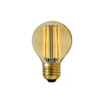 E27 Klotlampa 2W 180lm 2200K Amber