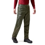 Berghaus Men's Deluge Pro 2.0 Waterproof Breathable Overtrousers, Durable, Comfortable Rain Pants, Ivy Green/Peat, XS Short