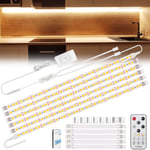 Ruban 180 Leds 2700K Blanc Chaud 3 M, 12V Avec Télécommande Et Pr , Kit D'Éclairage À Intensité Variable Sous Armoire Pour Meubles, Escalier, Placard, Cuisine, Étagère