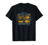 Back To The Future 35th Anniversary DeLorean Schematics T-Shirt