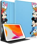 Besoar for iPad Air 2/Air 1/for iPad 5th/6th Generation/Pro 9.7 inch Case for Girls Kids Teen Boys Women Cute Cartoon Kawaii Design Covers Stand Folio Smart Fashion for Apple i Pad 9.7 inch,Dis Family