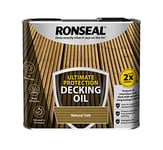 Ronseal Decking Oil Natural Oak 2.5L