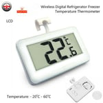 Digital Fridge / Freezer Thermometer -- Waterproof, Lcd, Wireless & Hanging Hook