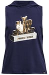 Sweatshirt med huva Under Armour Project Rock Sleeveless 1380743-410 Storlek YLG 473