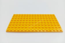 LEGO 8x16 BRIGHT LIGHT ORANGE - Plate Baseplate - 8x16 STUDS (PINS)  - Brand New