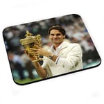 Tapis de souris Trophee grand chelem champion roger federer tennis