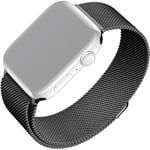 Fixed älykellon mesh-ranneke, Apple Watch 42 / 44 / 45 / 49 mm, musta