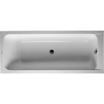 Baignoire droite 170x70 Duravit D-Code bonde au centre