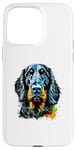 iPhone 15 Pro Max Gordon Setter Pop Art & Splash Art Gordon Setter Case