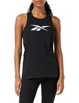 Reebok Women's Training Essentials Graphic Tank Top, Black, L