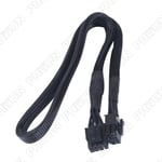 50cm CPU 8Pin Power Supply Cable Black For Corsair RM x Series 8 PIN to 4+4 PSU