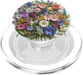 Bouquet de fleurs mixtes Fleurs sauvages Nature Botanique PopSockets PopGrip pour MagSafe