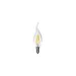 Lampe À Led Bougie Flamme Filament E14 4 W Lumière Chaude - 23164