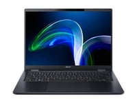 Acer TravelMate P6 TMP614P-52 - Intel Core i5 - 1145G7 / jusqu'à 4.4 GHz - vPro Enterprise - Win 10 Pro - Carte graphique Intel Iris Xe - 16 Go RAM - 512 Go SSD - 14" IPS Acer PrivacyPanel 1920 x 1200 - Wi-Fi 6 - noir galactique - clavier : Français