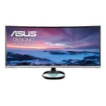 Asus Designo Mx38Vc 37.5&quot; Ultra-Wide Curve 3840X1600,21:9,5Ms,75Hz Ips,Usb-C,Dp,2Xhdmi,Usb Hub,Qi Wireless Charge,Tilt,Blue Light Filter,