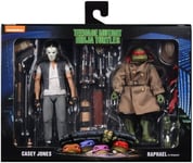 NECA Tmnt 1990 Movie Casey Jones Et Raphael En Disguise Action Figurines Boîte