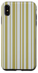 iPhone XS Max Gold and Grey Platinum striped Pattern Case