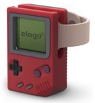 Elago W5 Vintage Stand (Apple Watch) - Rød