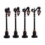 Colonial Street Lamp Set of 4 b/o 4.5V Réf. 54313