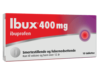 Ibux 400 mg tabletter, 10 stk.