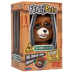 John Adams | Feisty Pets 10" Sir Growls-A-Lot: Squeeze the back of my head… if you dare! | Interactive Plush | Giftable prank toys | Ages 6+