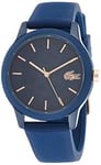 Lacoste Analogue Quartz Watch for women with Navy Blue Silicone bracelet - 2001067