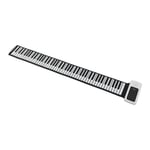 88 Keys Roll Piano Silicone ABS Foldable Electric Hand Rolls Piano Thicker K Bl